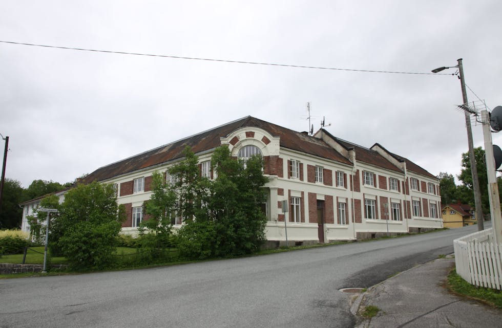 Posthusgården på Krøsset. 