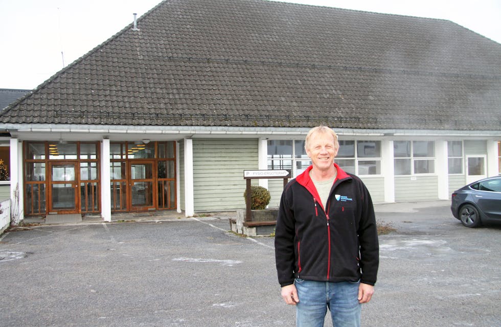 Tor Olaf Sannerholt ved bassenget på Dagsrud. 