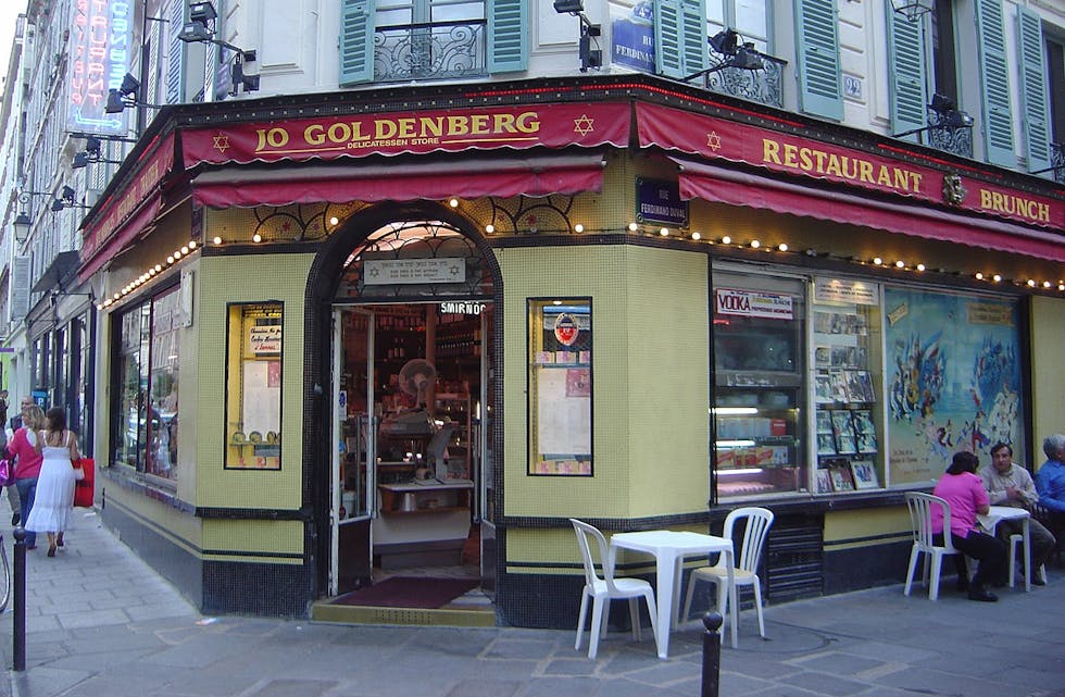 Jo Goldenberg-restauranten i Paris. 