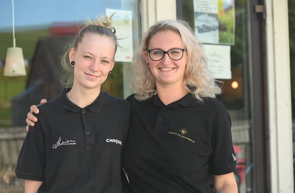 Lundejentene Tonje Dalen og Ruta Kjeldal har kjøpt tar over drifta av kafé Meierismuget i Bø.