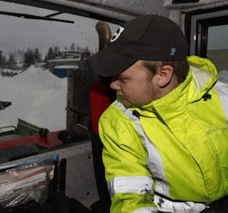 Sverre Alexander Mognes (20) har fått hovedansvaret for løypekjøring og vedlikehold i Lunde.