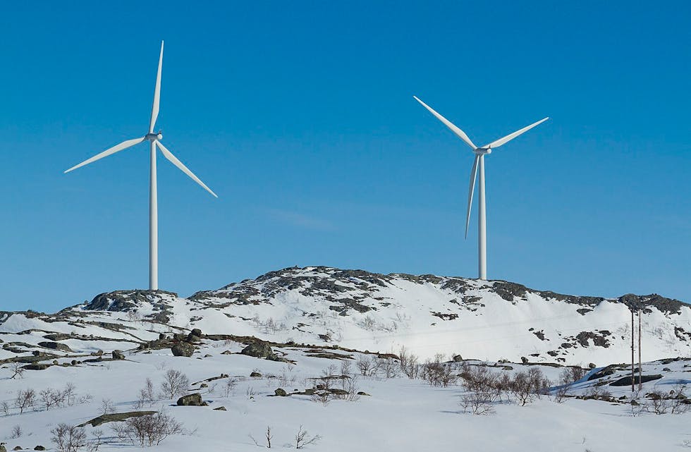 Eksempler på vindmøller, her fra på Nygårdsfjellet i Narvik.  I Nome er velgerne delt i spørsmålet om denne typen kraftutbygging. 