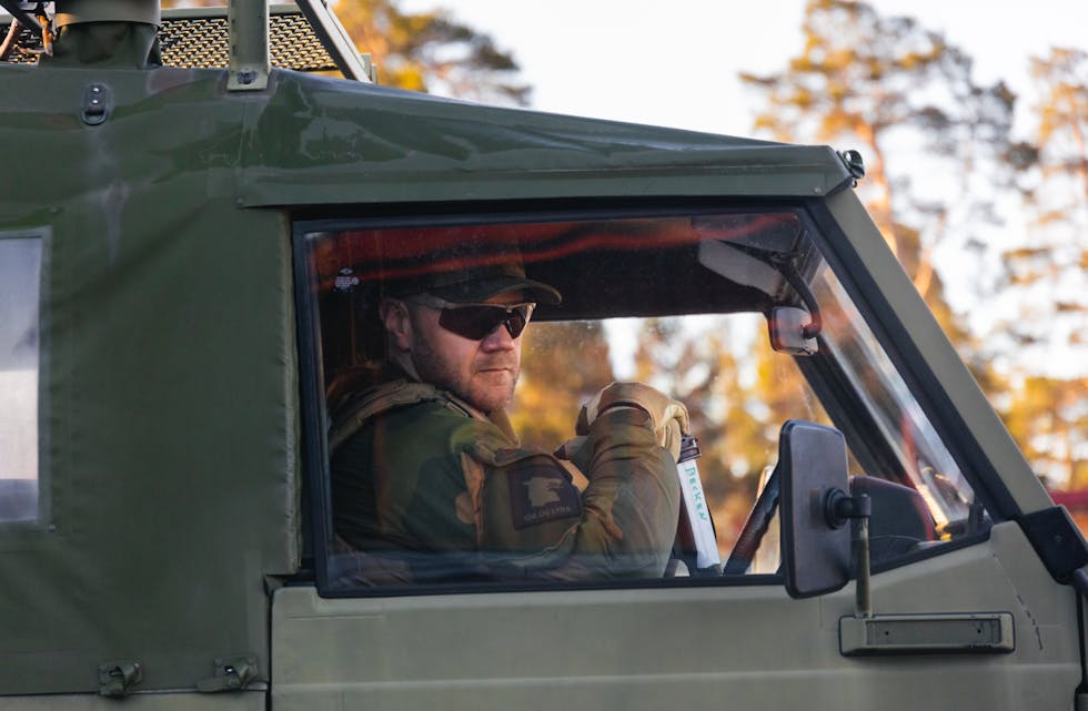 HV-soldater på tropssersjantkurs ved Heimevernets våpenskole i Dombås