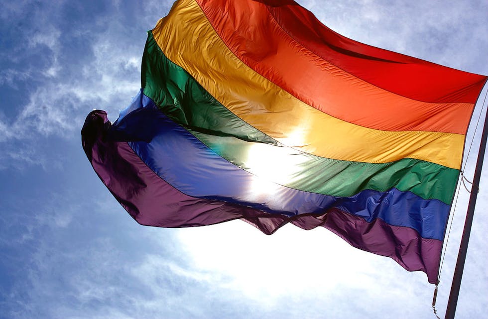 pride_standard_Rainbow_flag_and_blue_skies