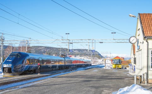 STILLE: Det blir stille på Lunde stasjon når så mange tog på Sørlandsbanen er innstilt. Foto: Hege Dorholt, Kanalen