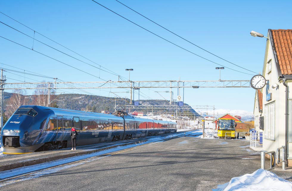STILLE: Det blir stille på Lunde stasjon når så mange tog på Sørlandsbanen er innstilt. Foto: Hege Dorholt, Kanalen