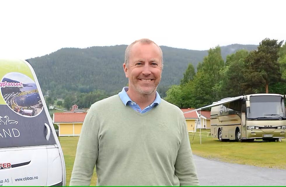 TILFREDS: Regionsjef Vebjørn Hagen konstaterer at First Camp Lunde scoret høyest. Han roser arbeidet som gjøres der, og ser fram til en ny sesong.