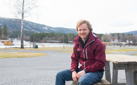 Daglig leder for First Camp Lunde, Lars Peters, kan smilende konstatere at campingplassen er klar for sommersesongen. 