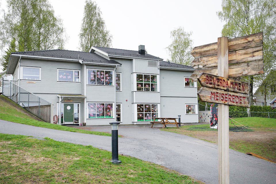 Mange ønsker å bli barnehagelærer her i Herregårdshavna barnehage.